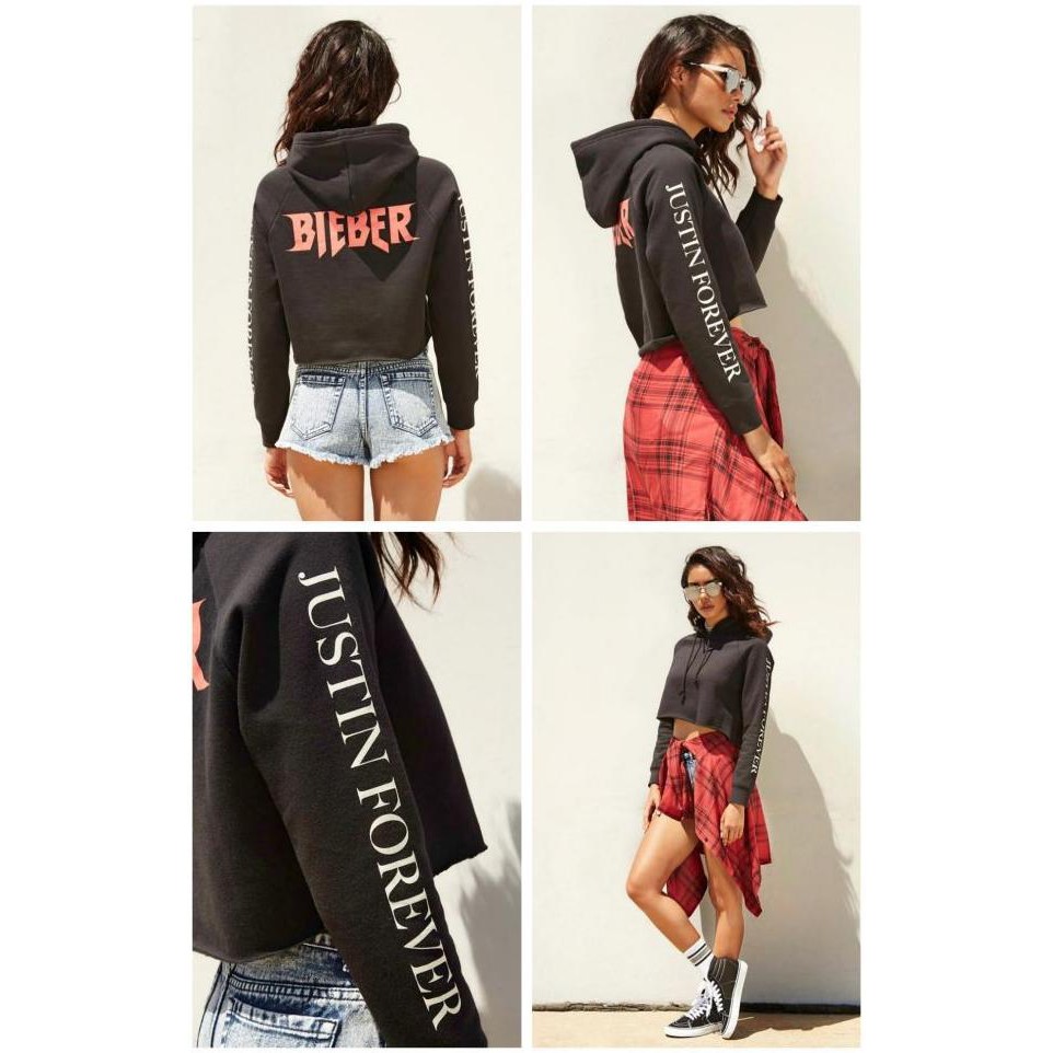 TERMURAH JAKET CROP/SWEATER/HOODIE CROP PURPOSE TOUR JUSTIN BIEBER PROMO