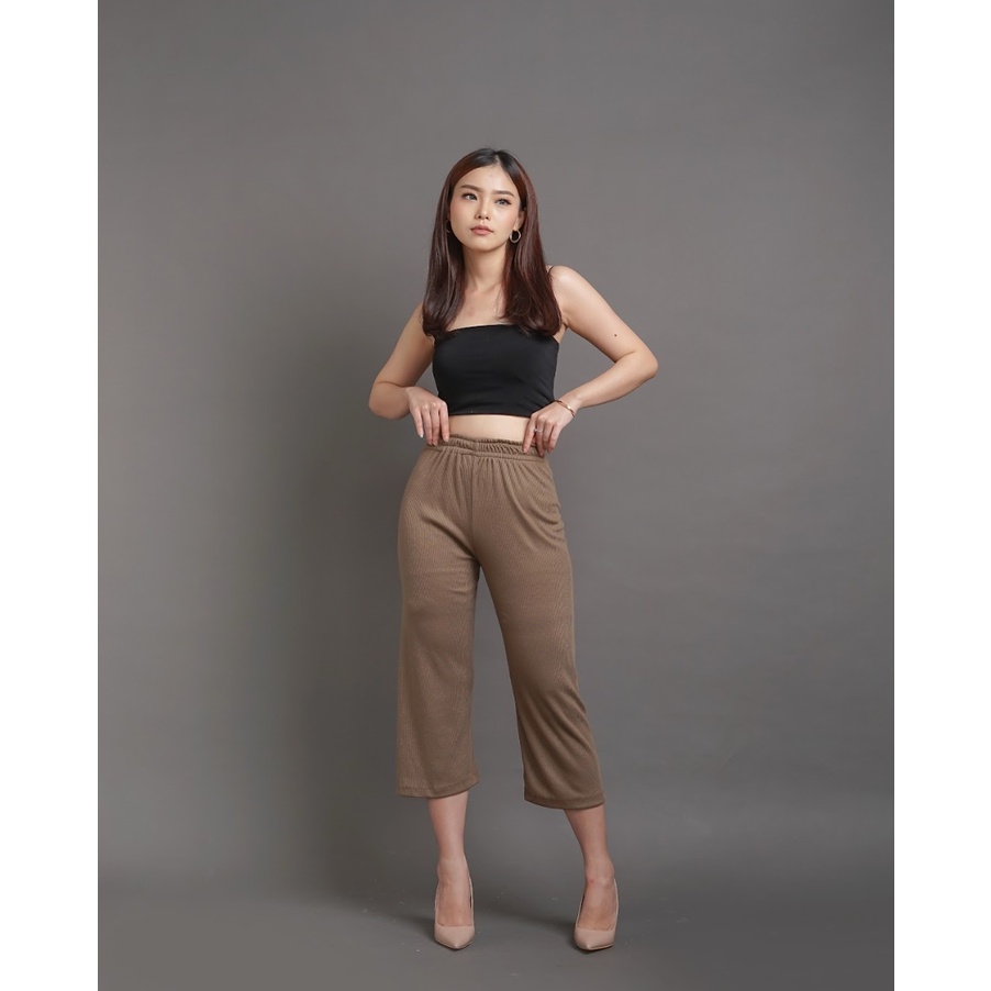 MODAVIE - KAREN Pants Celana Rajut Kulot Korean Style