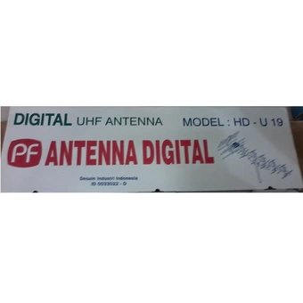 PROMO Antena Tv Digital dan Analog PF HDU-19 Cock Untuk Semua Jenis Tv