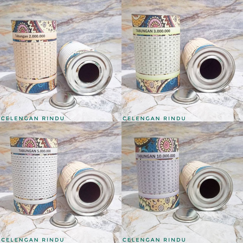 TABUNGAN TARGET | CELENGAN TARGET VIRAL Motif BATIK