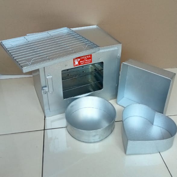 OVEN KOMPOR/ OVEN SUSUN 3/ OVEN DAN LOYANG KOTAK,BULAT,HATI / COOLING RACK DAN TATAKAN MINYAK