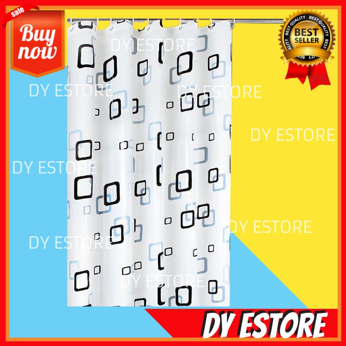 D172 Tirai Kamar Mandi Tirai pintu Gorden pintu KOTAK2 Tirai anti air Perlengkapan kamar mandi rumah