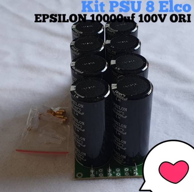 Elco Terbaik Psu 8 Elco Epsilon 10000uf 100v Original 100 Dioda Sisir Sparepart Elektronik Power Shopee Indonesia