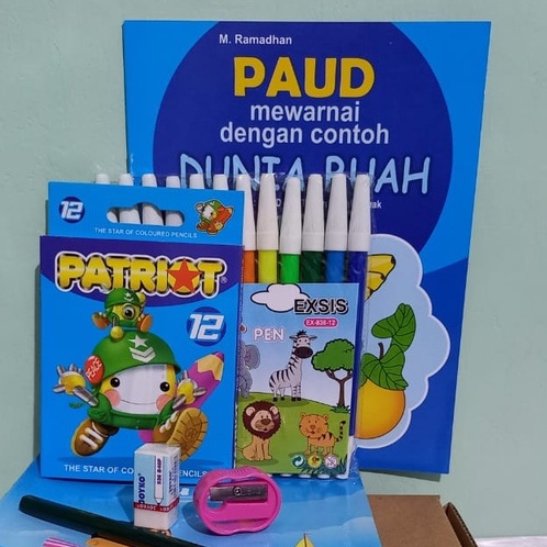 Paket ATK Alat Tulis Lengkap Souvenir Ulang Tahun Anak Hadiah Bingkisan