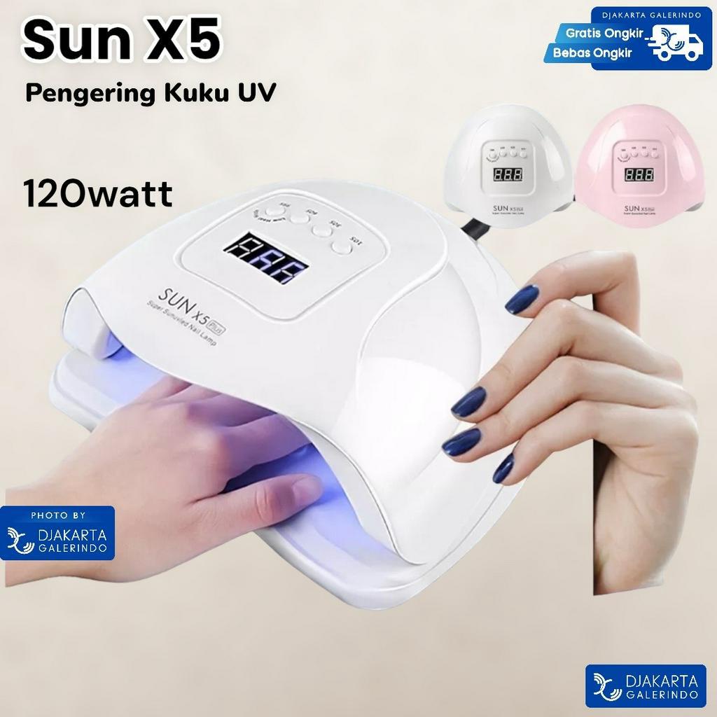 Alat Kecantikan Sun X5 Pengering Kuku Kutek UV LED Nail Lamp Dryer Nail art Manicure Pedicure