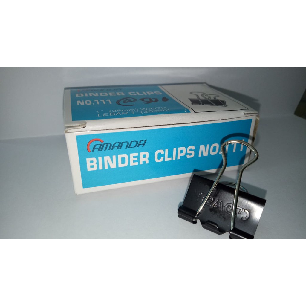 

[ PACK ] Binder Clip No. 111 Joyko - Penjepit Dokumen Sedang/BINDER CLIP