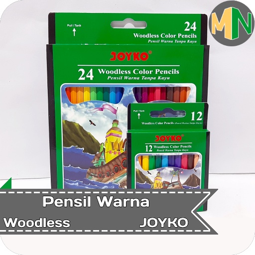 

Pensil Warna Woodless JOYKO