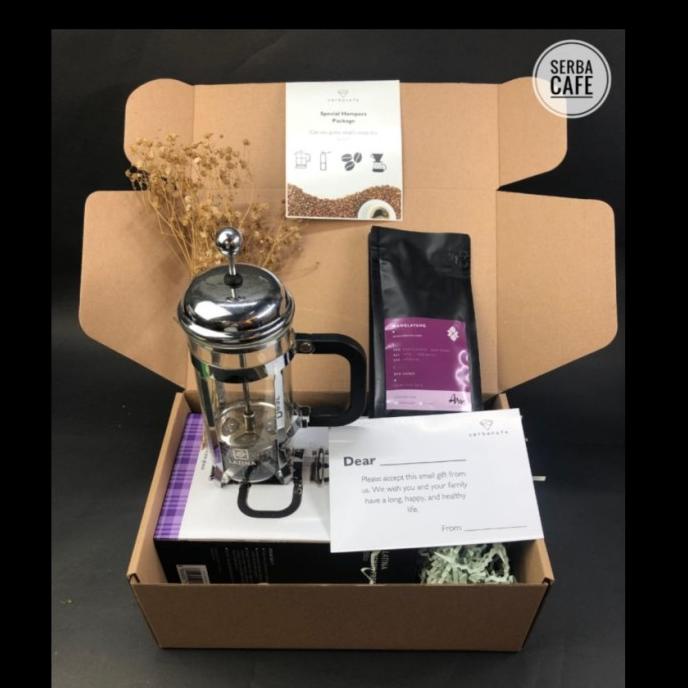 

TERBARUU!! Hampers Gift 2 (French Press+Kopi) PROMO