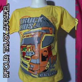  Kaos  Truck Kids Fashion Anak Anti  Gosip  2 7th CASUAL COLOR 