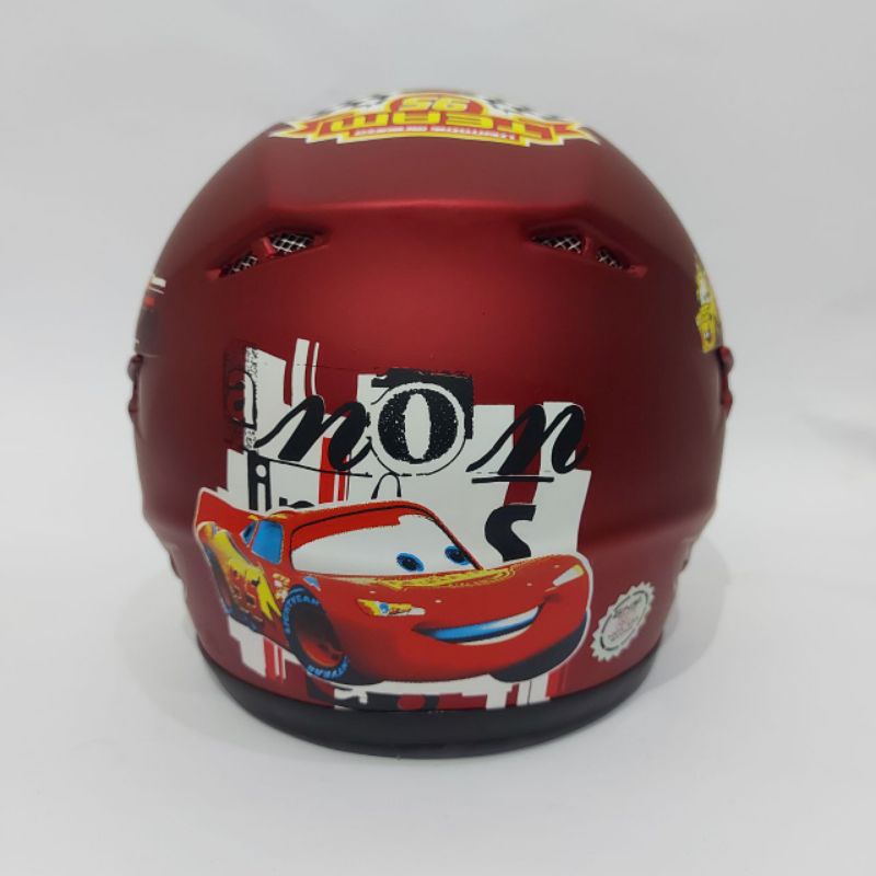 Helm Anak Mobil  Cars SKY Umur 3 SD 9 tahun SNI