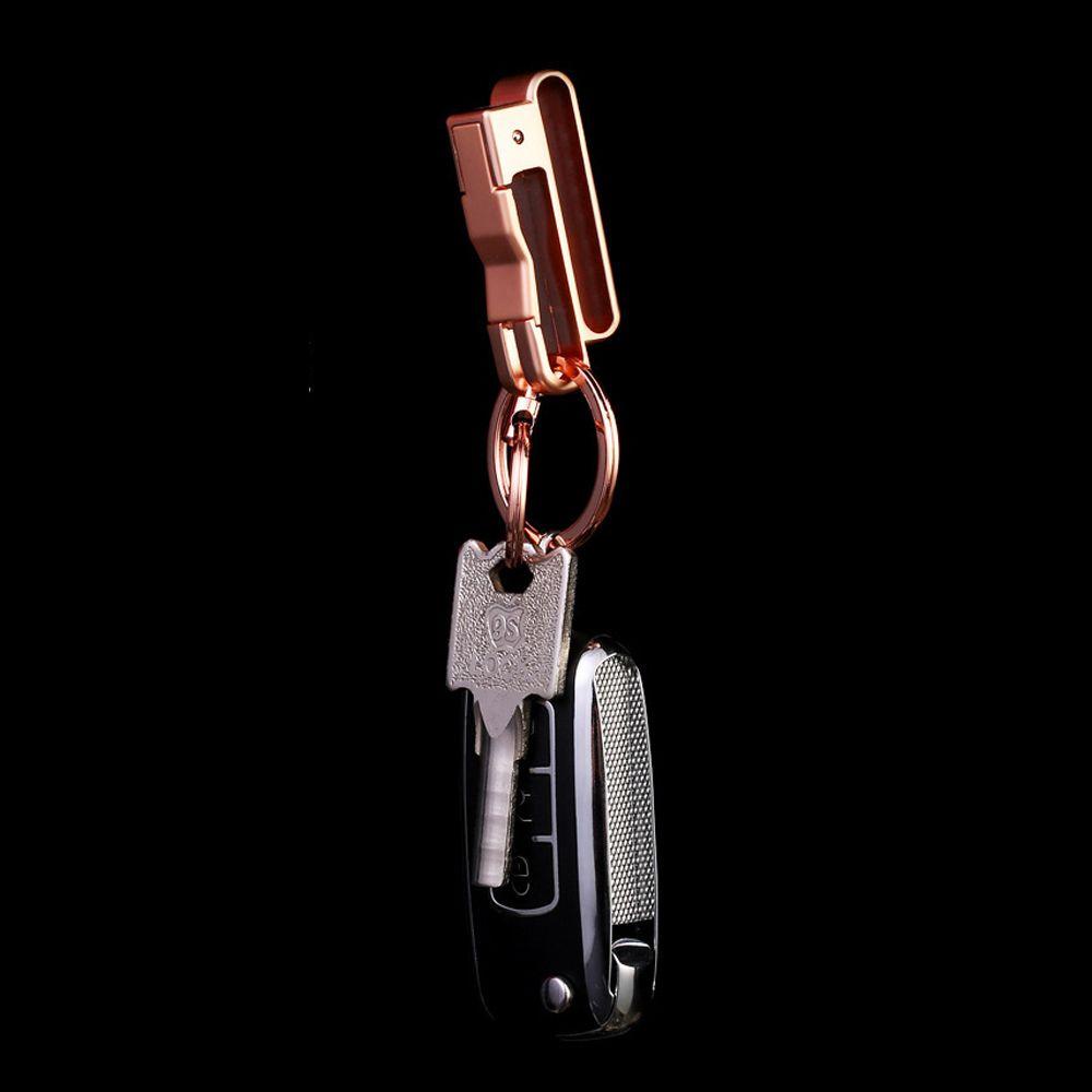 Lanfy Gantungan Kunci Hadiah Kreatif Klip Keamanan Mobil Gantungan Kunci Gantungan Pemegang Di Sabuk Tugas Berat Anti-Hilang Gesper Kunci-Klip Keyring