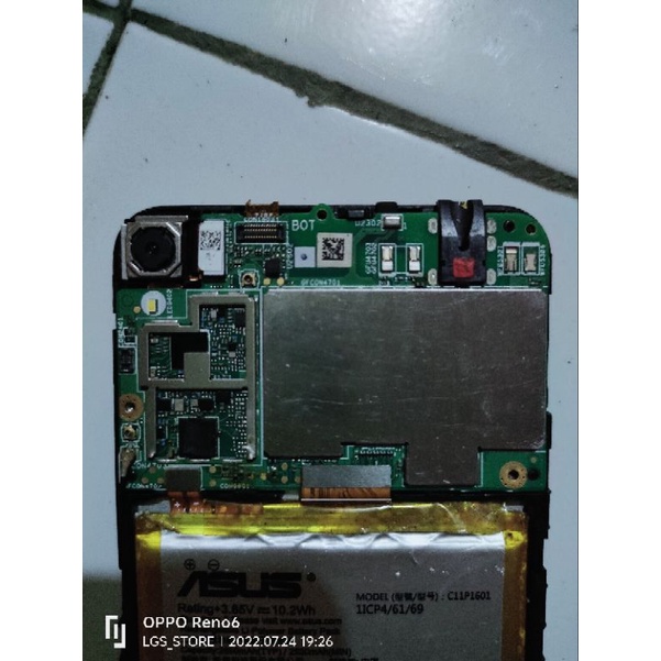 Mesin Asus Zenfone Live A007 Hidup Normal