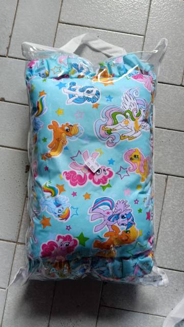 Guling bantal peyang bayi set panjang guling 40cm sarung bisa lepas katun halus isi dakron