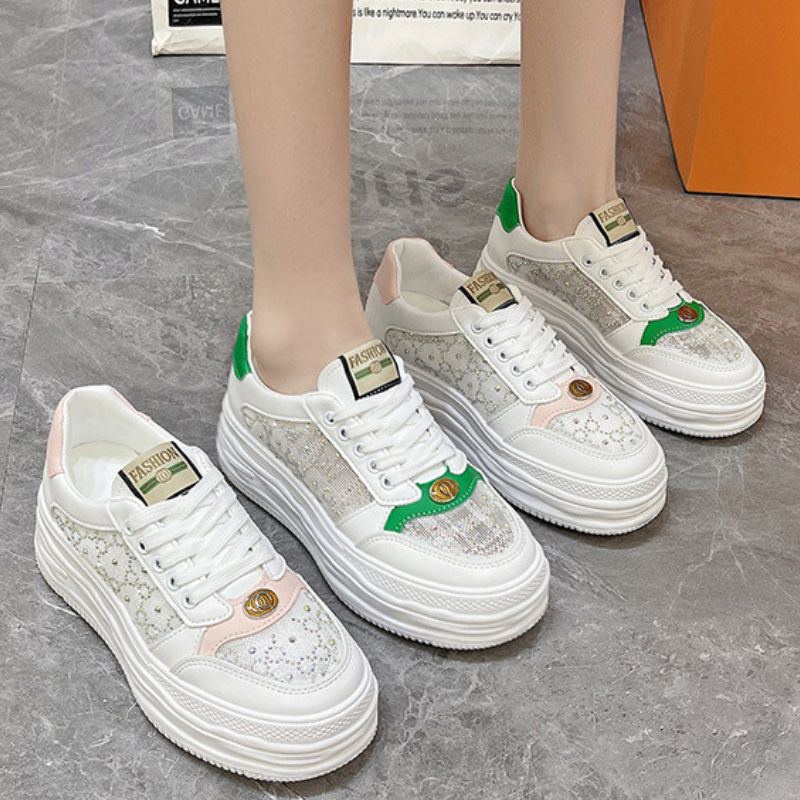 8090 Sneakers Wanita Murah Sepatu Import Korea Sport Shoes Korea