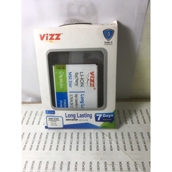 Vizz Baterai Evercoss M50 star 2100mAh