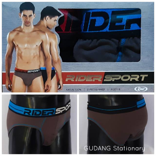 Rider Sport Men Brief R 371 B [ isi 2 pcs ]