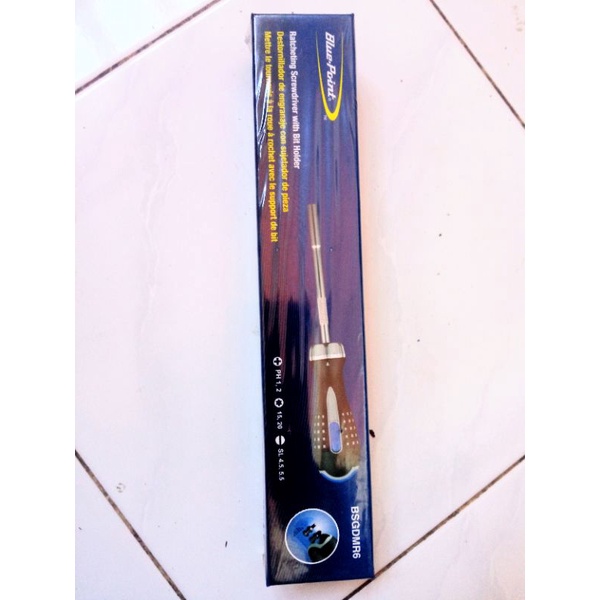 Obeng Racheting Blue Point