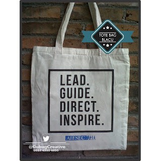 Tas Tote Bag Blacu/ Blacu Motif/ Blacu Polos