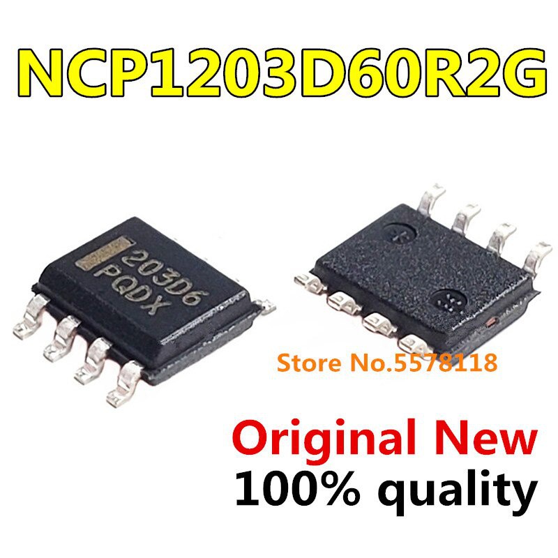 5-10pcs Ncp1203D60R2G Ncp1203D6 Ncp1203 203d6 Sop-8 Chipset