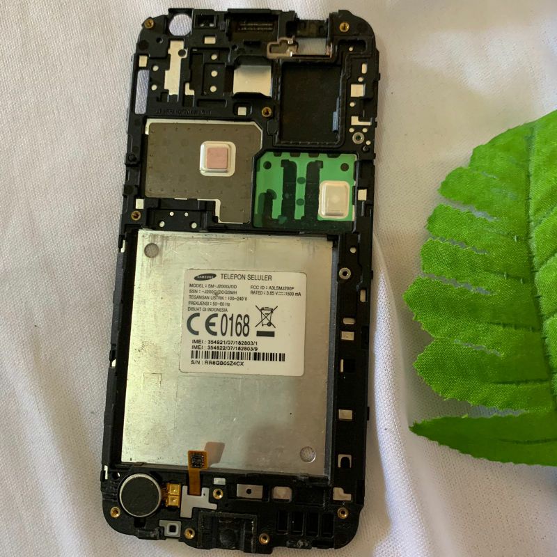 TATAKAN LCD SAMSUNG J200G ORI COPOTAN + FLEXIBEL HOME