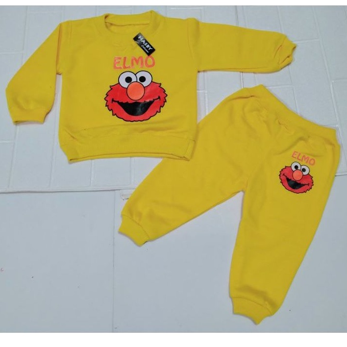 Jaket Bayi Stelan Sweater Bayi ELMO-1