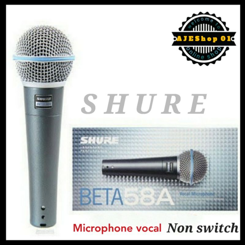 Microphone shure beta 58A / mic kabel shure