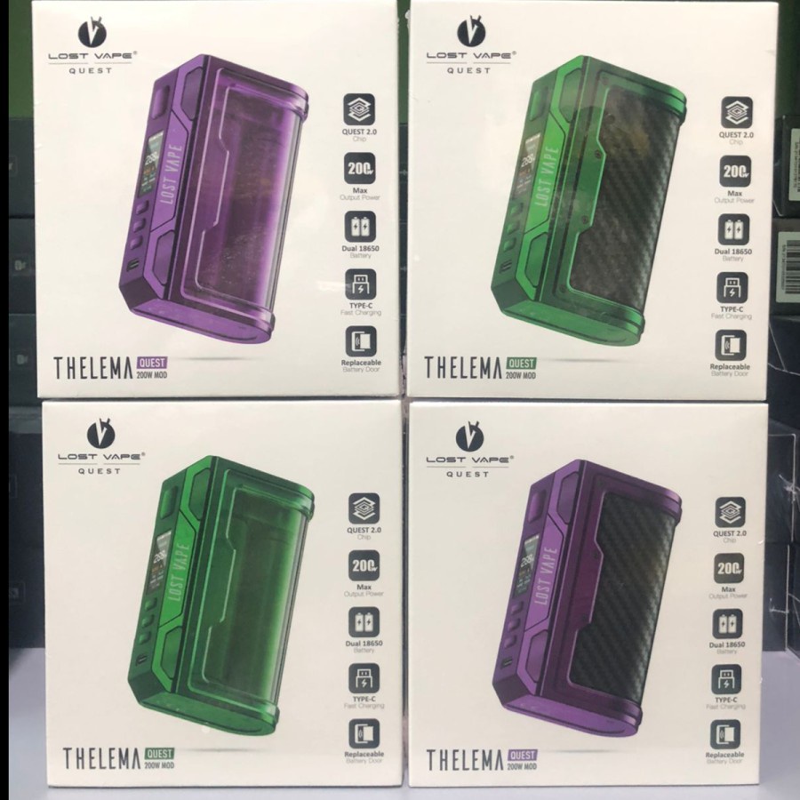 LOST VAPE THELEMA QUEST MOD ONLY 200w NEW COLOR - AUTHENTIC