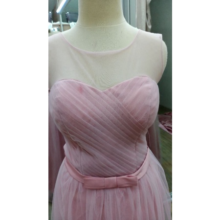 [GRATIS ONGKIR] GAUN DUSTY PINK 03 / GAUN PESTA PRELOVED / GAUN PESTA BEKAS