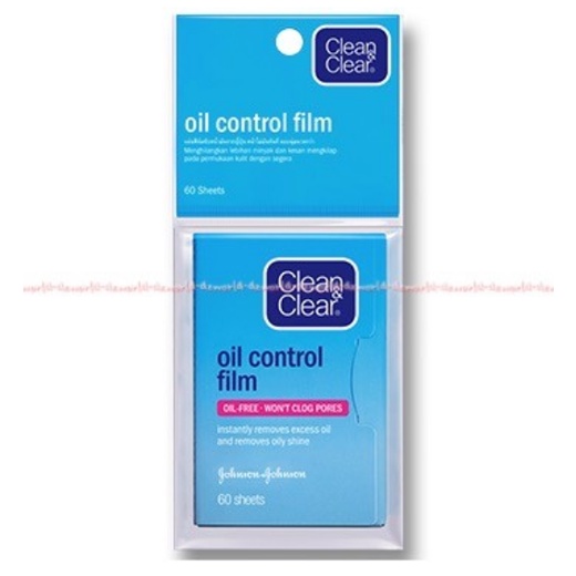 Clean and clear kertas minyak oil Control film 60lembar Clear &amp; Clear CC C&amp;C