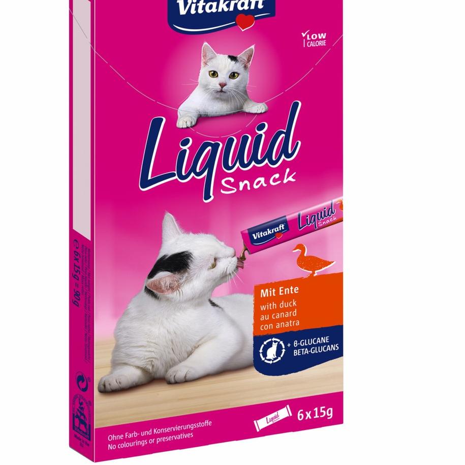 Yu32 Vitakraft Cat Liquid With Duck Beta Glucans 6 X 15gr Makanan Camilan Untuk Kucing Terbaik Shopee Indonesia