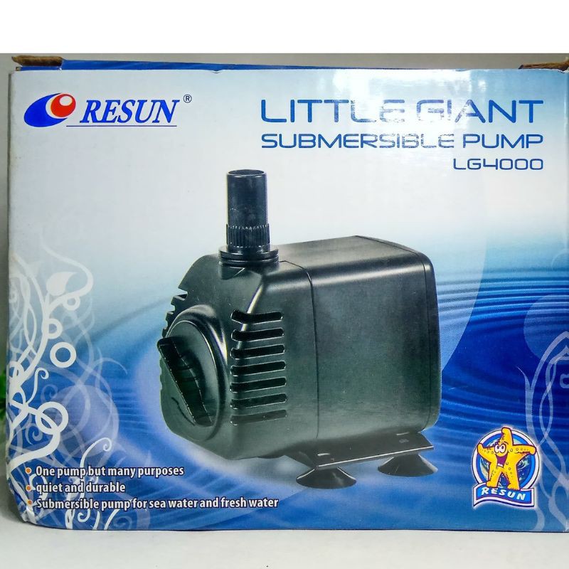 RESUN 4000 POMPA AIR CELUP/ POMPA AQUARIUM HIDROPONIK RESUN LG 4000