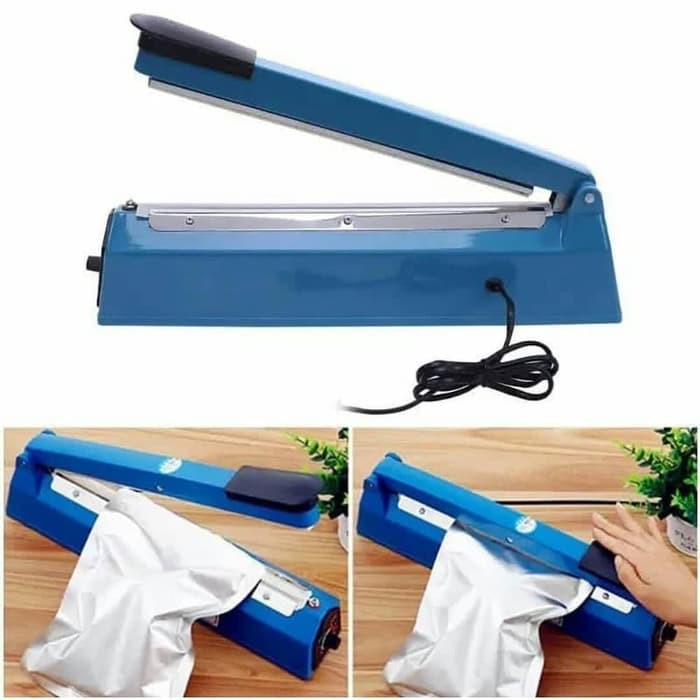 Mesin Press Sealer Plastik PP PE - Impulse Sealer 200mm