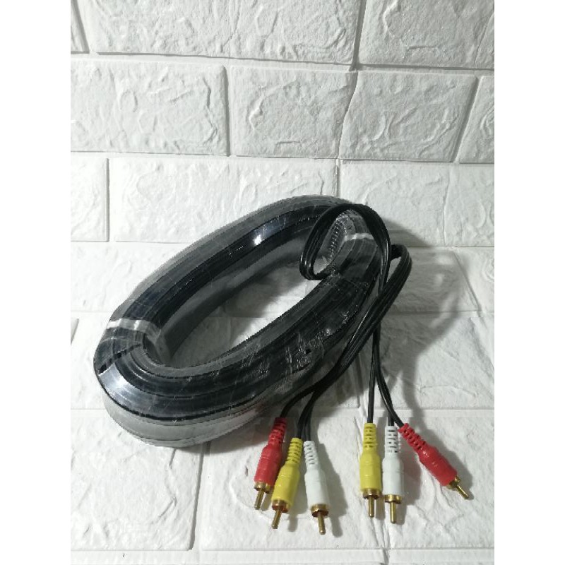 KABEL AUDIO 3 RCA TO 3 RCA Panjang 20 METER