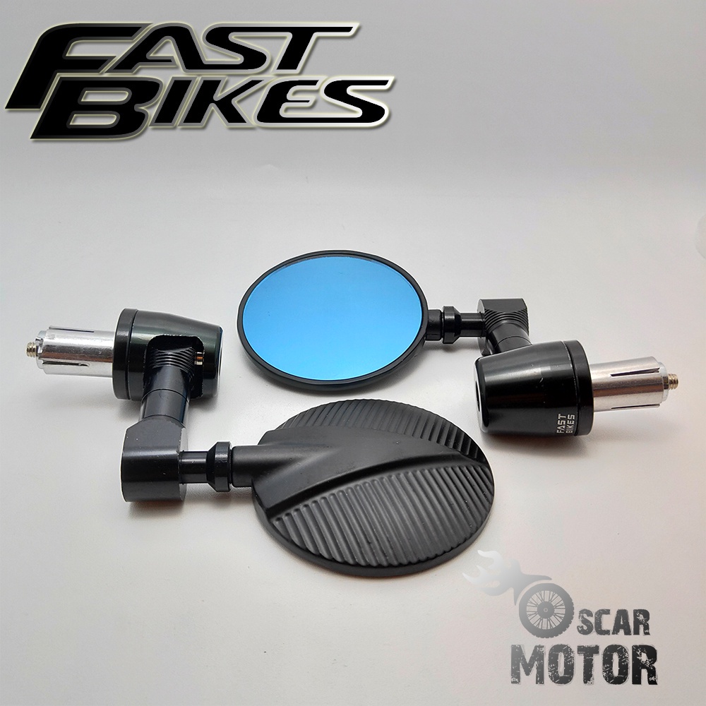 FAST BIKES KACA SPION JALU BULAT FULL CNC UNIVERSAL MODEL TEKUK 2007C motor