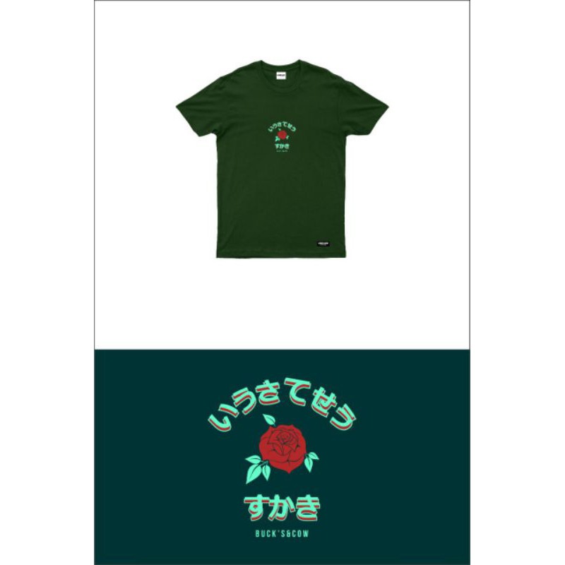 Kaos/T-Shirt/&Baju Distro Bermotif Bunga