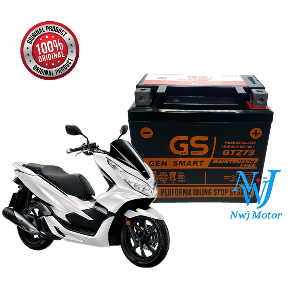 Jual Aki Motor Honda PCX 125 PCX 150 PCX 160 GTZ7S GTZ6V YTZ7S YTZ6V GS