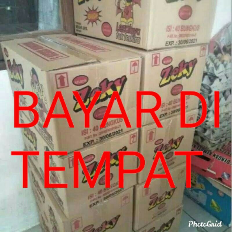

Ciki Zeky | SNACK ZEKY BERHADIAH | 1Dus Isi 40Bungkus