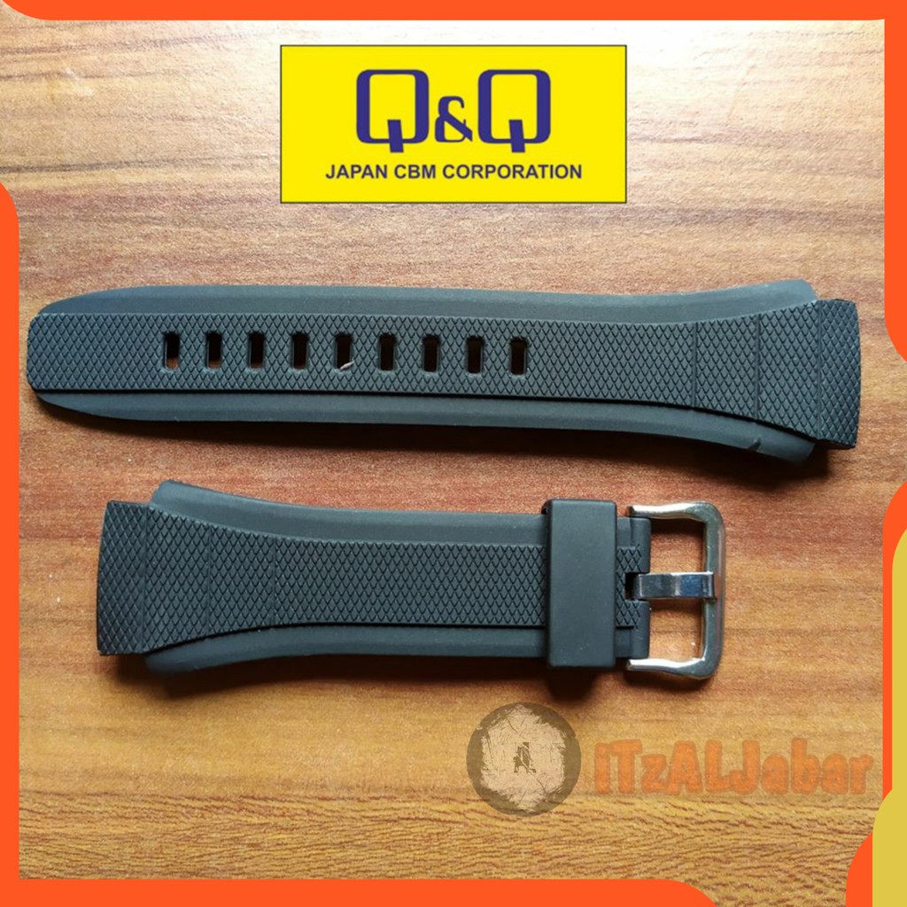 Tali jam tangan Q&amp;Q M145 Rubber strap Tali jam QQ M145