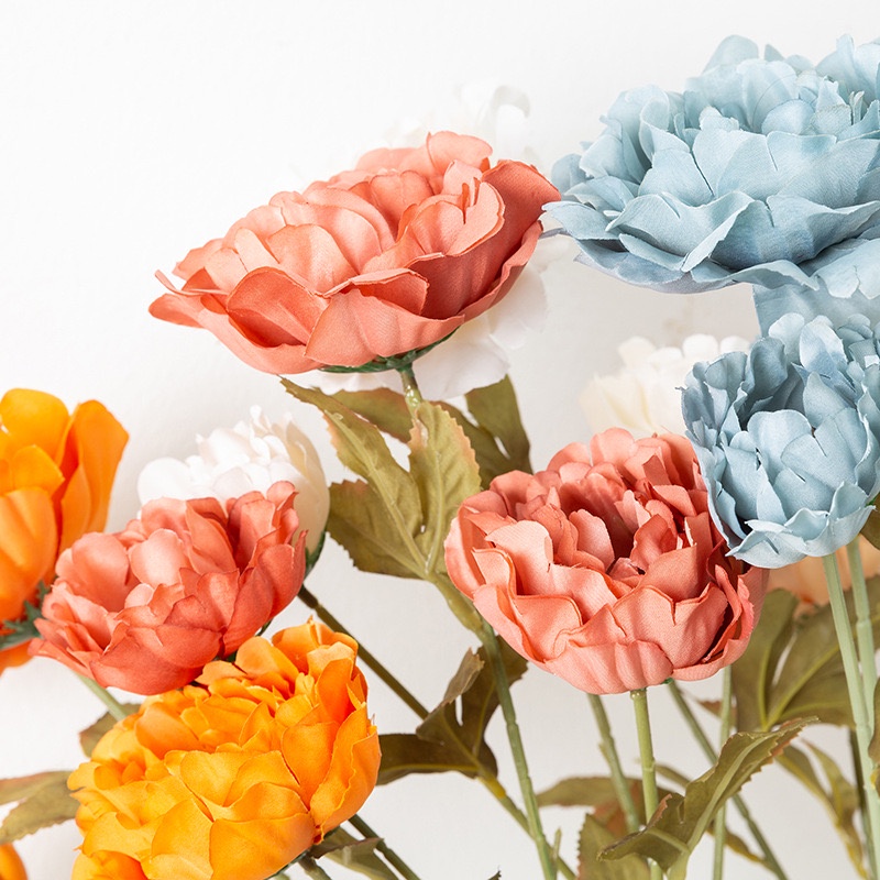 [3 Tangkai] Bunga Peony Premium X3 Artificial / Bunga Palsu Dekorasi Nikah Wedding Pesta-3