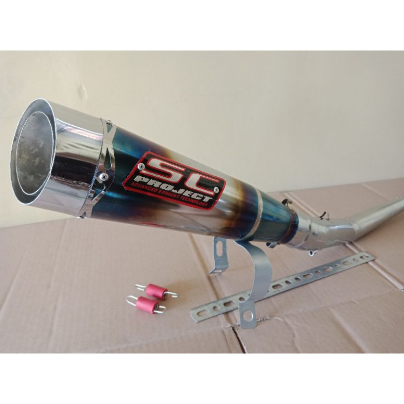 Knalpot R9 Racing Satria FU150 Karbu Satria FU150 FI Facelift
