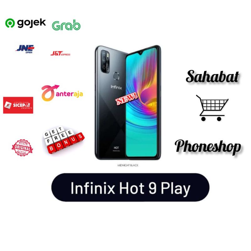 INFINIX HOT 9 PLAY RAM 2/32 GB GARANSI RESMI
