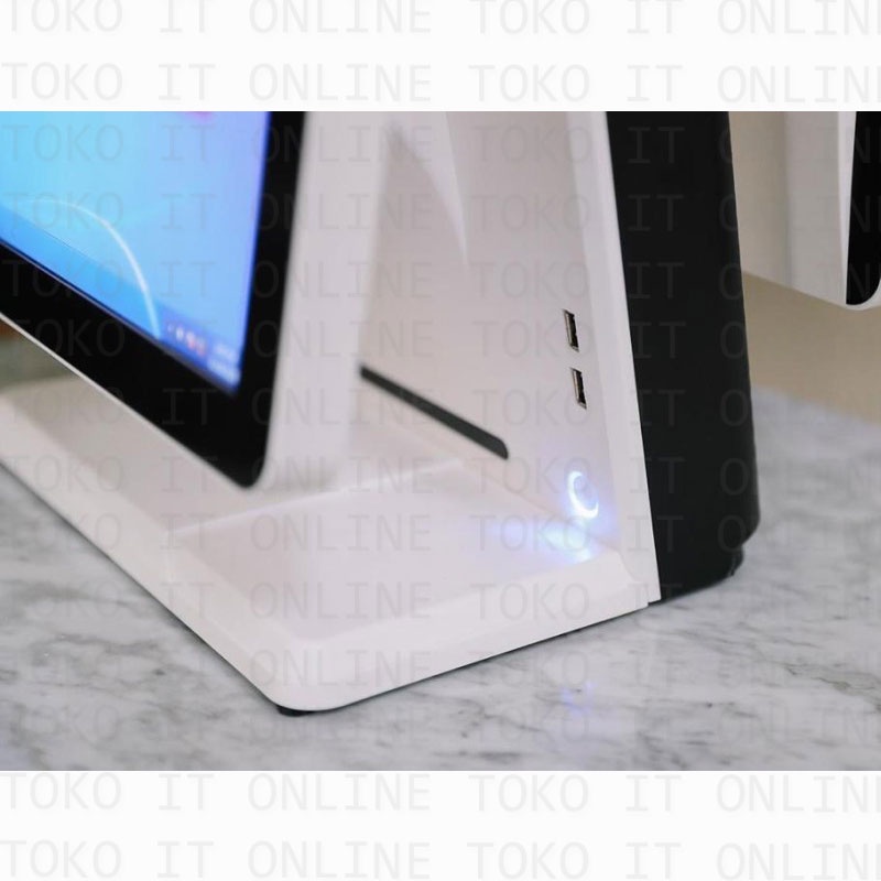 PC AIO TOUCHSCREEN 15 INCH WINDOWS SHARKPOS BP-5155D KASIR DUAL LAYAR