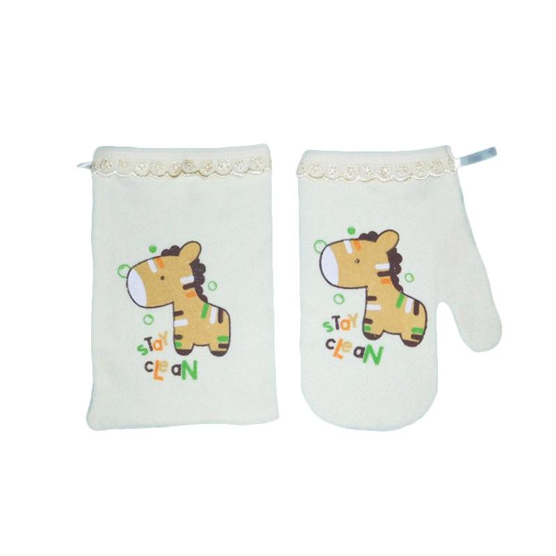 Kiddy Washlap Handuk Bayi Jari &amp; Kotak isi 2 KD37-70