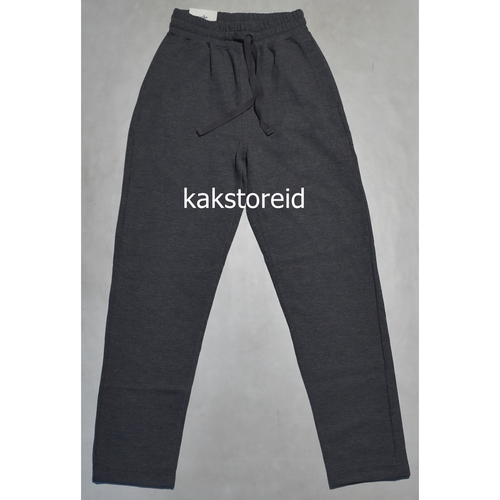 Celana Panjang Training Pria COLE Abu DUD 09 ORIGINAL & REAL PICTURE