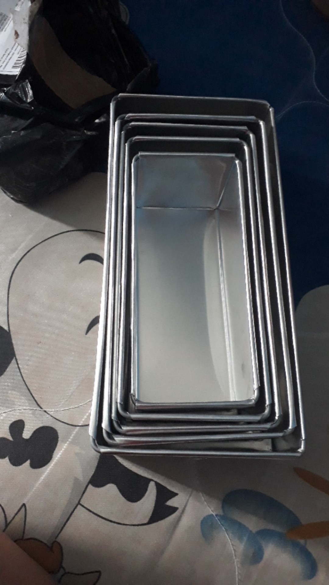 Cetakan Loyang Roti Tawar Brownis Puding 1 Set (5pc)