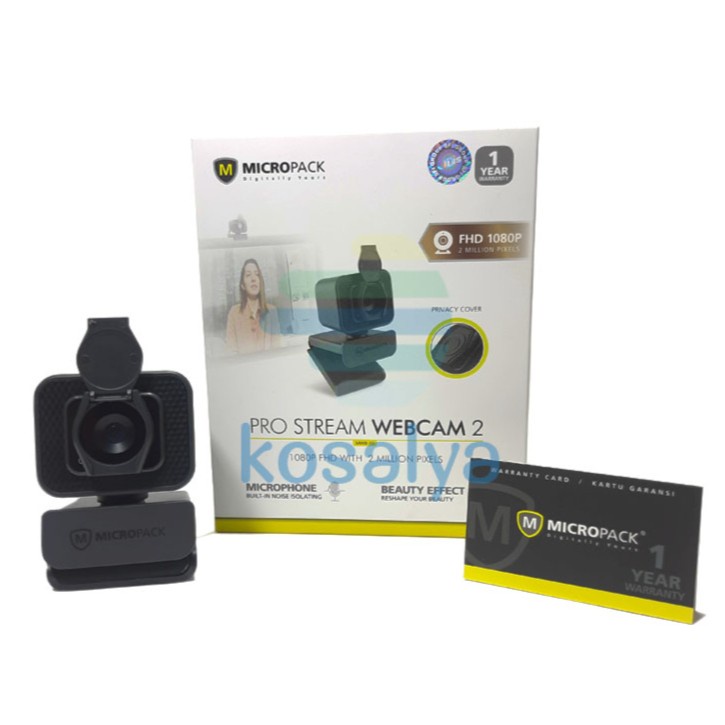 Webcam Micropack MWB-15 Full HD 1080P USB C Connector with Microphone