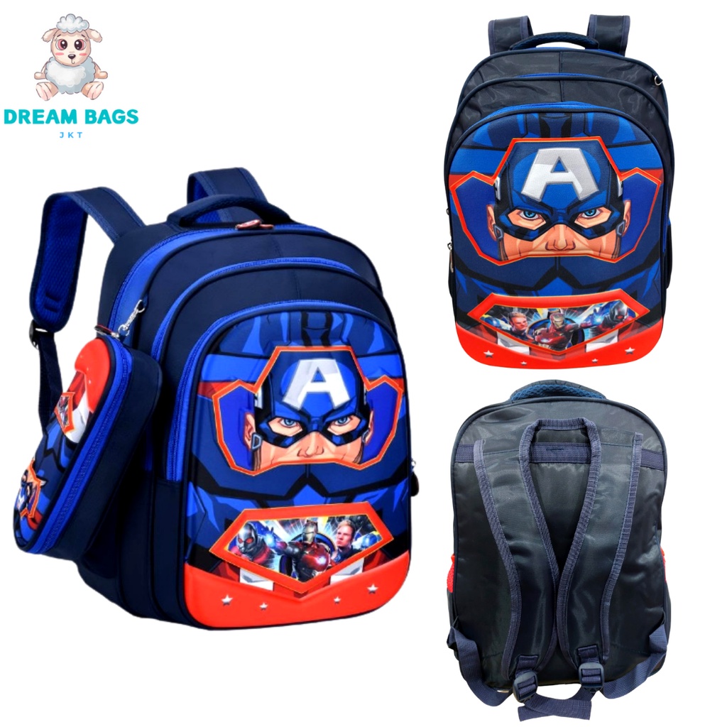 DREAM BAGS Tas Ransel Anak Karakter Ukuran SD Tas Sekolah