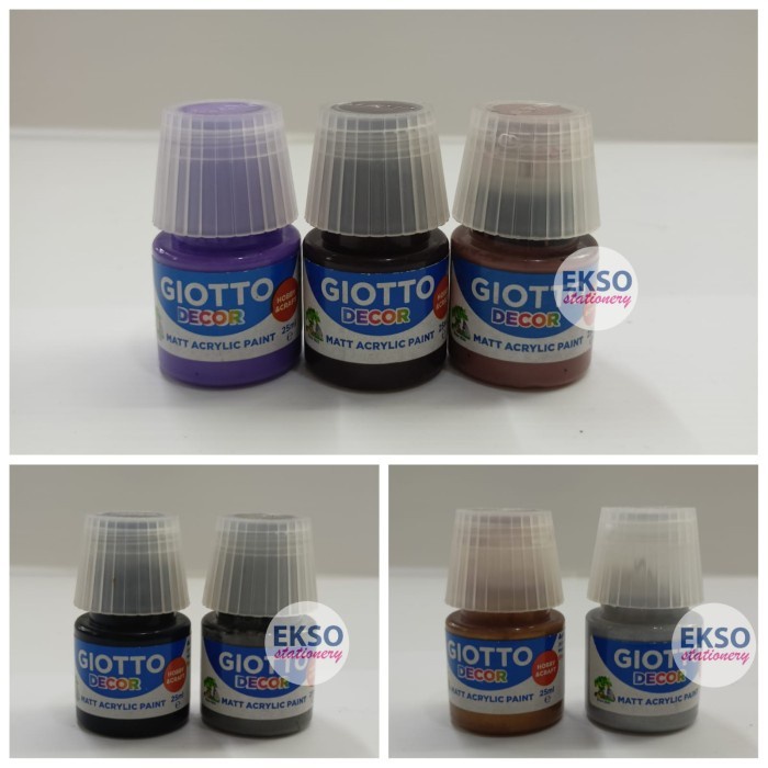 

Jual Giotto Decor Acrylic Satuan Cat Acrylic 25Ml No 15-50 Limited
