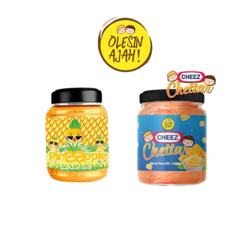 

Promo OlesinAjah Selai Pineapple 200Gr + Chettar 200Gr