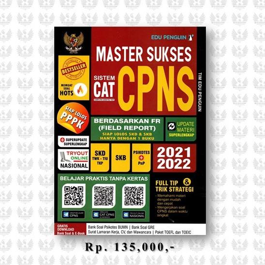 

Buku Master Sukses Cat Cpns 2019/2020, Edu Penguin